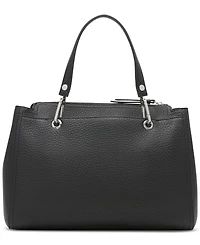 Calvin Klein Garnet Triple Compartment Top Zipper Satchel