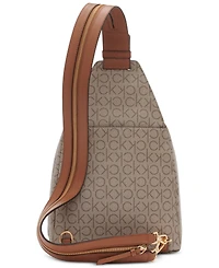 Calvin Klein Millie Signature Convertible Sling Backpack
