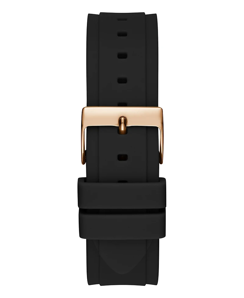 Guess Women's Multi-Function Black Silicone Watch 39mm