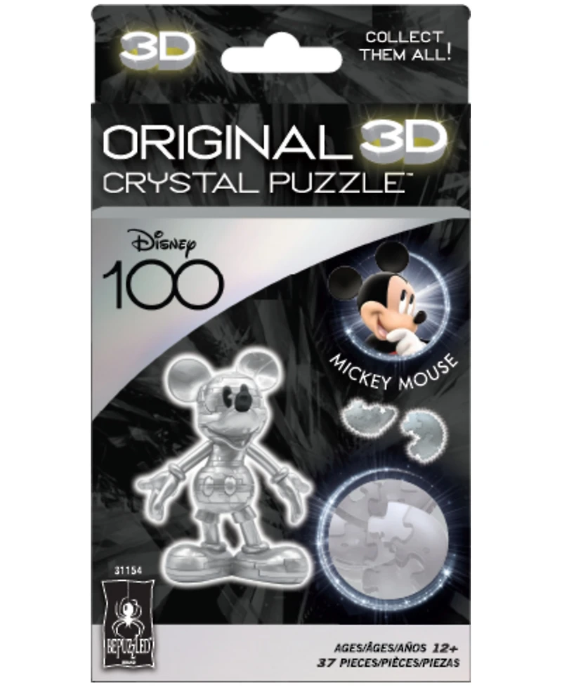 BePuzzled 3D Crystal Puzzle - Disney 100 Platinum Edition
