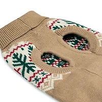 Hope & Henry Fair Isle Dog Sweater