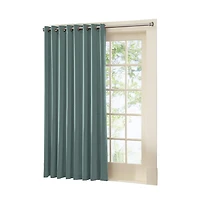 Collections Etc Gramercy Patio Door Grommet Top Curtain Panel