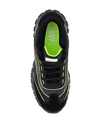 Dkny Men's Mixed Media Low Top Lightweight Sole Trekking Sneakers