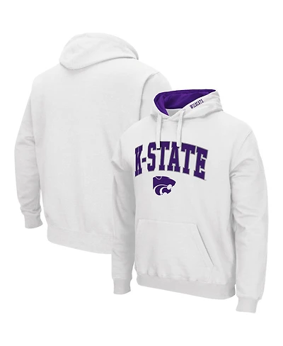 Colosseum Men's Kansas State Wildcats Arch & Logo 3.0 Pullover Hoodie