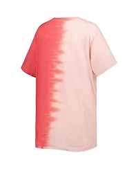 Women's Gameday Couture Scarlet Distressed Nebraska Huskers Find Your Groove Split-Dye T-shirt