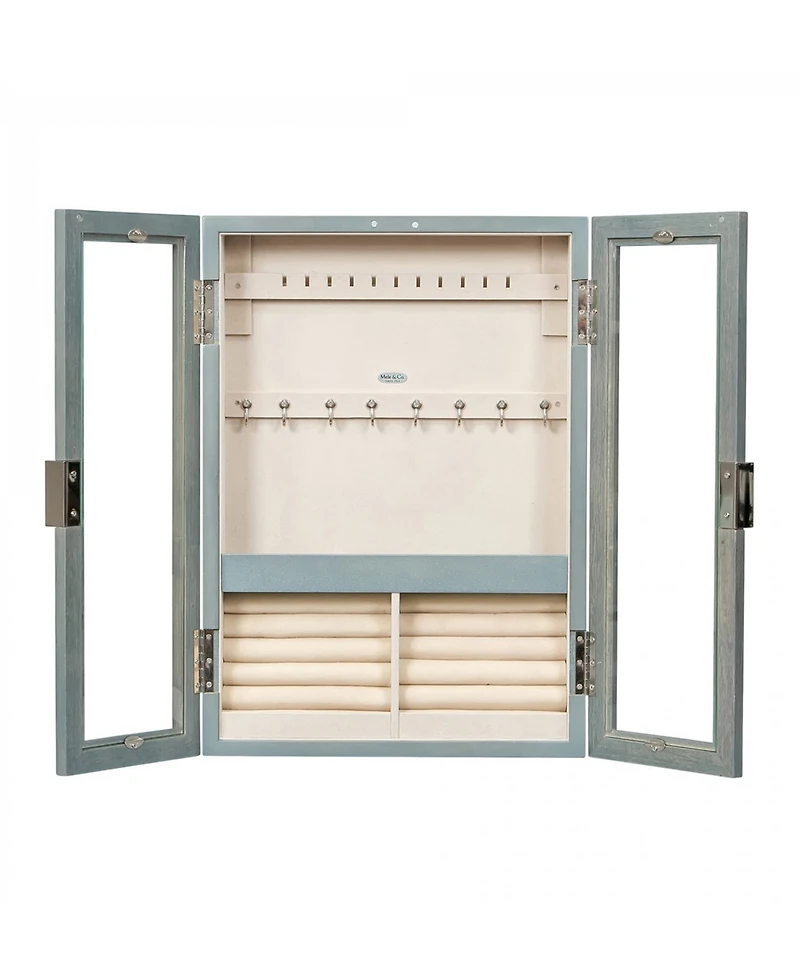 Mele & Co Leia Hanging Jewelry Cabinet in Finish