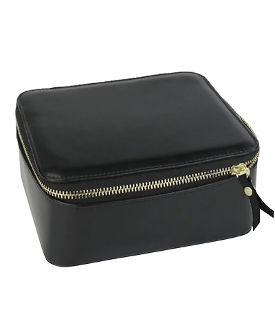 Mele & Co Bento Box Travel Jewelry Case Nesting Mini-Cases in Leather