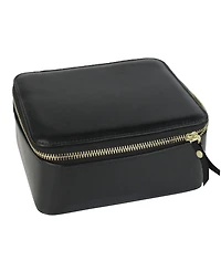 Mele & Co Bento Box Travel Jewelry Case Nesting Mini-Cases in Leather