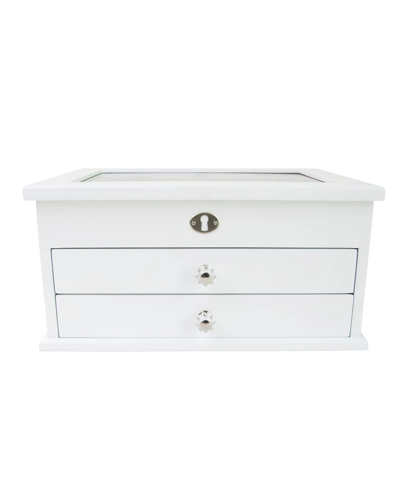 Mele & Co Large Lili Wooden Jewelry Box