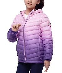 Rokka&Rolla Girls Ultra Light Packable Down Puffer Jacket