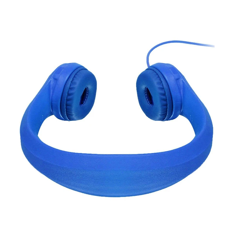 Volume-Limiting Wired Foam Headphones - Blue