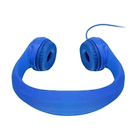 Volume-Limiting Wired Foam Headphones - Blue