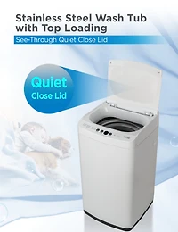 Commercial Care 0.9 Cu. Ft. Portable Washer