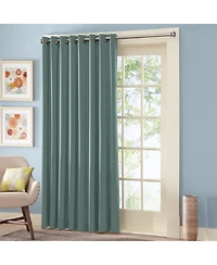 Collections Etc Gramercy Patio Door Grommet Top Curtain Panel