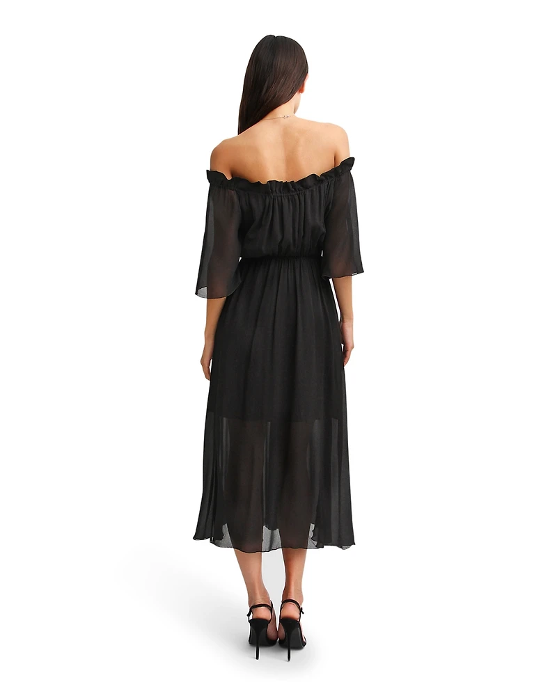Belle & Bloom Women's Amour Amour Ruffled Midi Dress