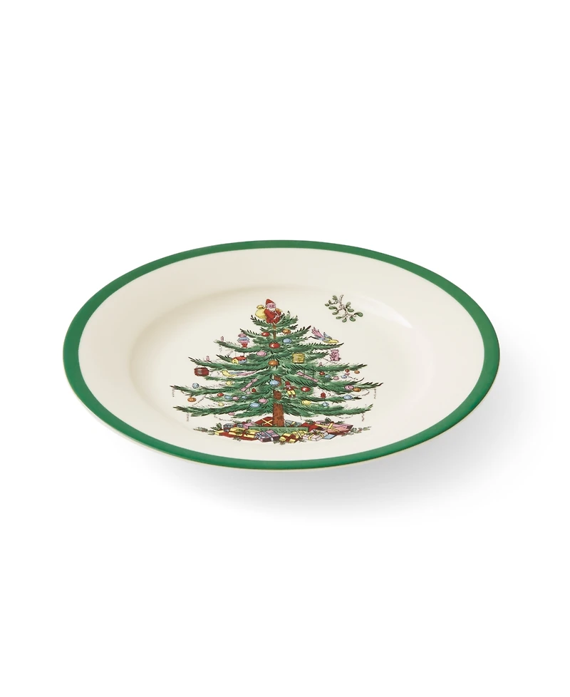 Spode Christmas Tree Salad Plate, Set of 4