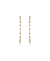 Ettika Simple Spark Crystal 18K Gold Plated Hoops