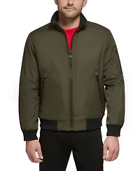 Calvin Klein Men's Classic Zip-Front Ripstop Bomber Jacket
