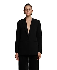 endless rose Women's Single-Breasted Blazer