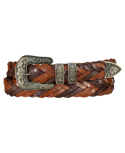 Lucky Brand Women's Western Braid Belt