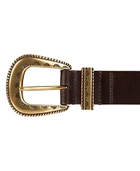 Lucky Brand Women's Textured Buckle Set Jean Belt