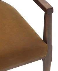 Henwick 28" Leather Accent Chair, Created for Macy's