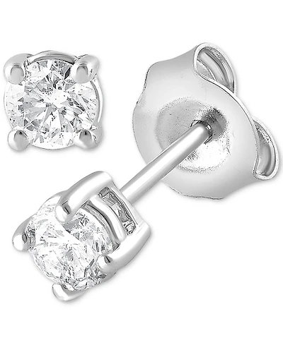 Forever Grown Diamonds Lab Grown Diamond Stud Earrings (1/3 ct. t.w.) in Sterling Silver