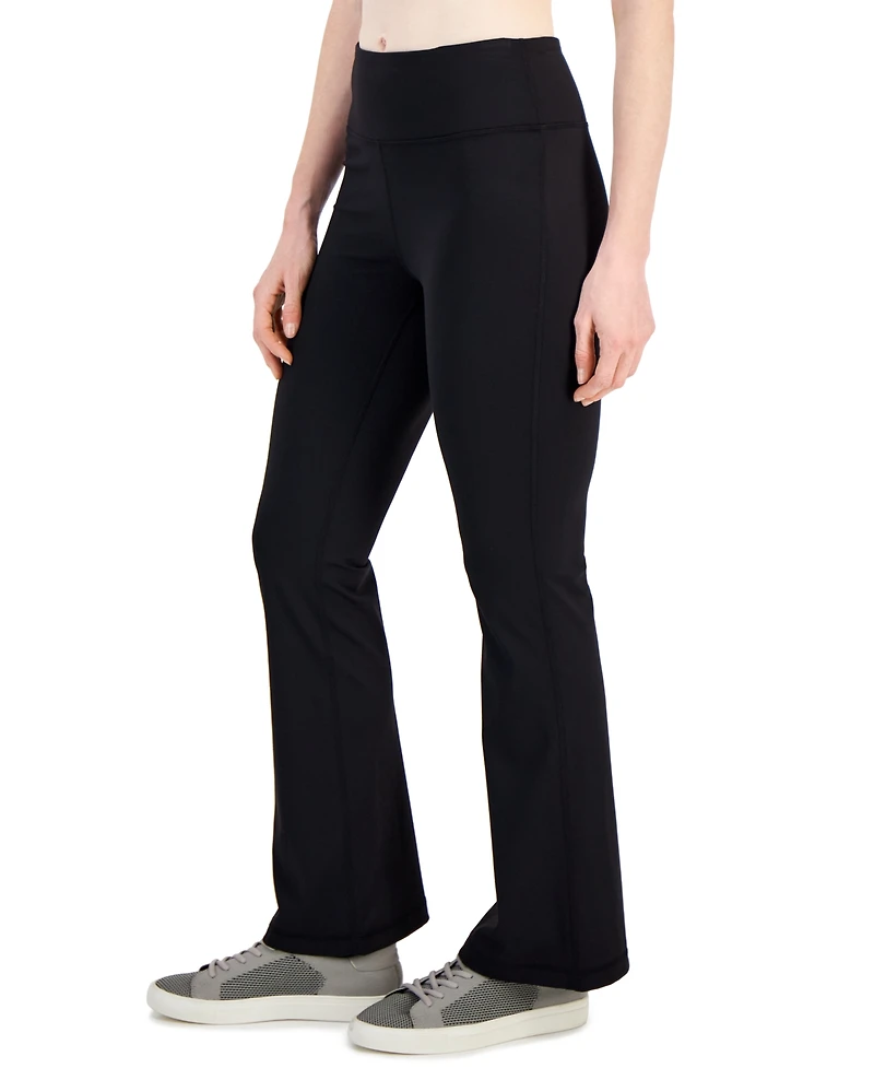 Id Ideology Women's Petite Studio High Rise Flare Leggings, Created for Macy's