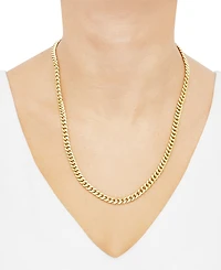 Lightweight Miami Cuban Link 22" Chain Necklace (6mm) 10k Gold