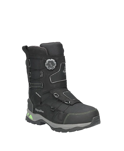 RefrigiWear Men's Extreme Double Dial Pac Boot - Waterproof, Insulated, and Anti-Slip for Cold