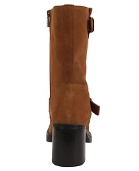 Kenneth Cole New York Women's Janice Block Heel Boots - Tobacco