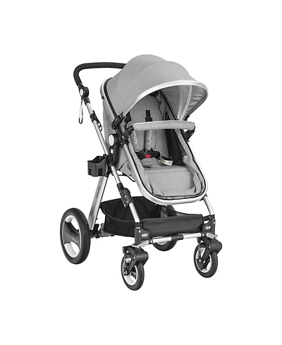 Slickblue Kids Folding Aluminum Baby Stroller Baby Jogger with Diaper Bag