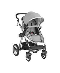 Slickblue Kids Folding Aluminum Baby Stroller Baby Jogger with Diaper Bag