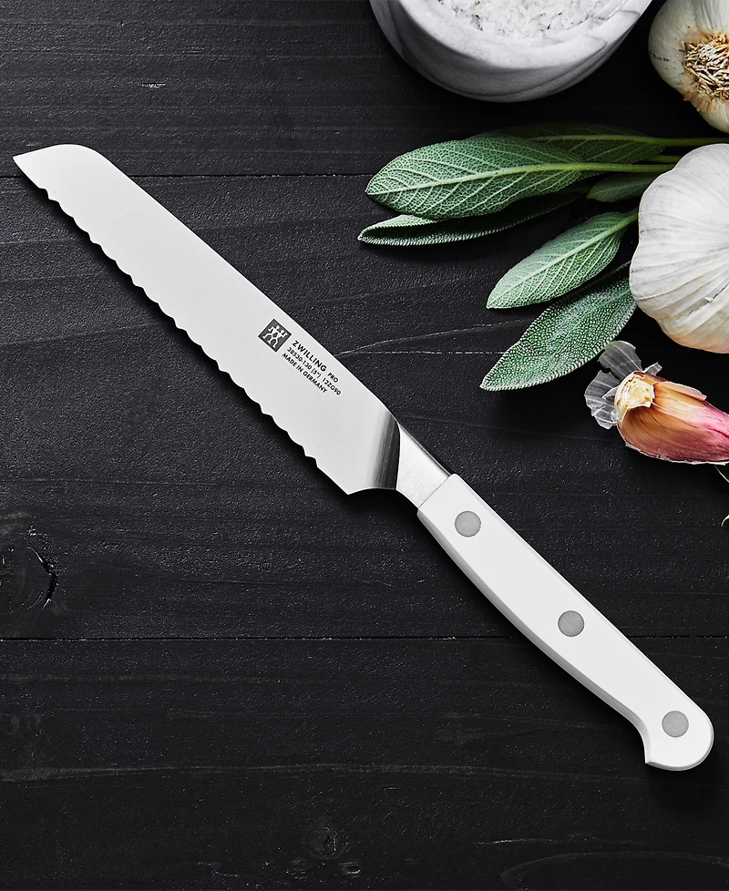 Zwilling Pro Le Blanc 5" Serrated Utility Knife