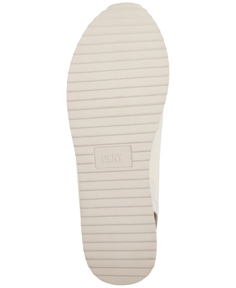 Dkny Women's Dalla Logo Slip-On Striped Platform Sneakers
