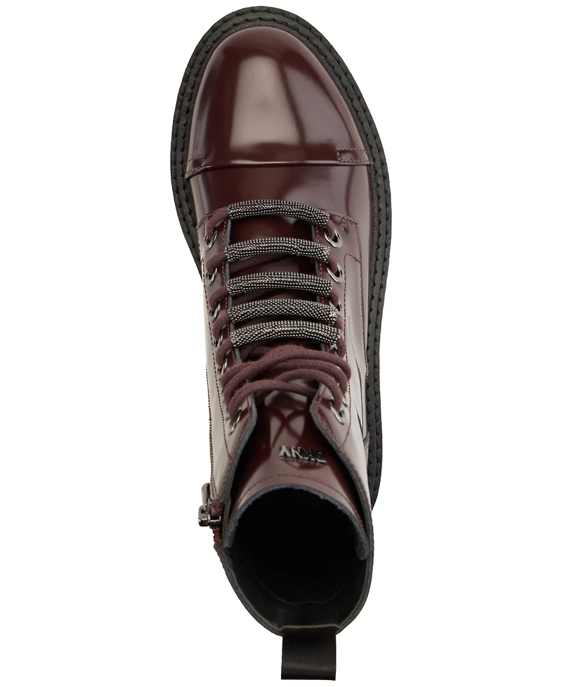 Women's Malaya Lace-Up Combat Booties