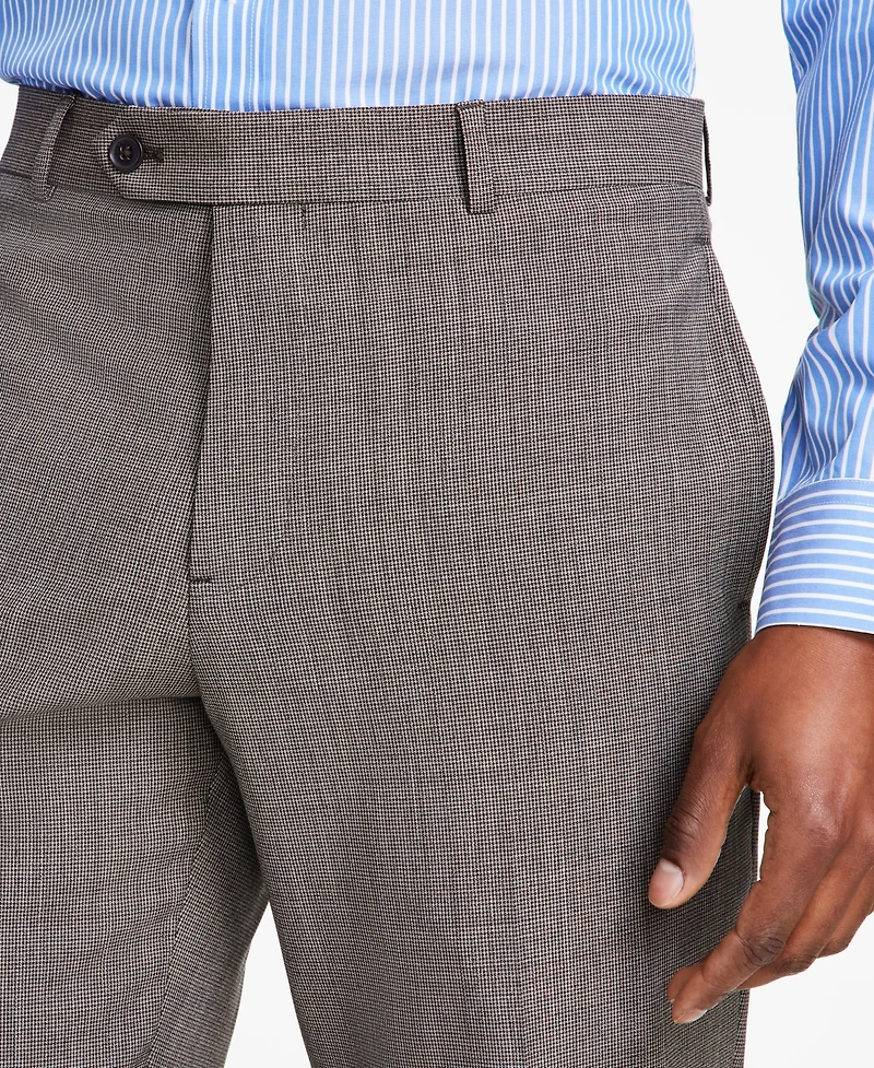 B by Brooks Brothers Men's Classic-Fit Stretch Wool Blend Suit Pant