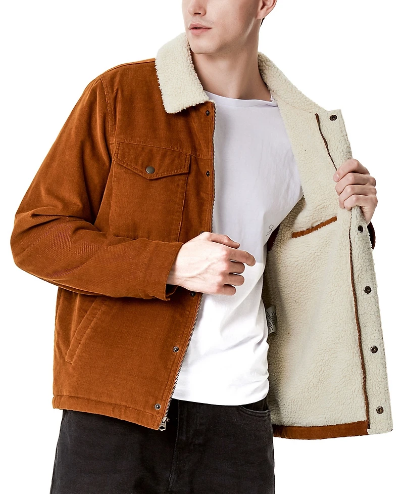 Levi's Men's Fleece-Lined Corduroy Trucker Jacket