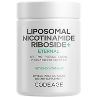 Codeage Liposomal Nicotinamide Riboside+ Supplement - 500 mg Nicotinamide Riboside - Betaine Anhydrous, Trans-Pterostilbene