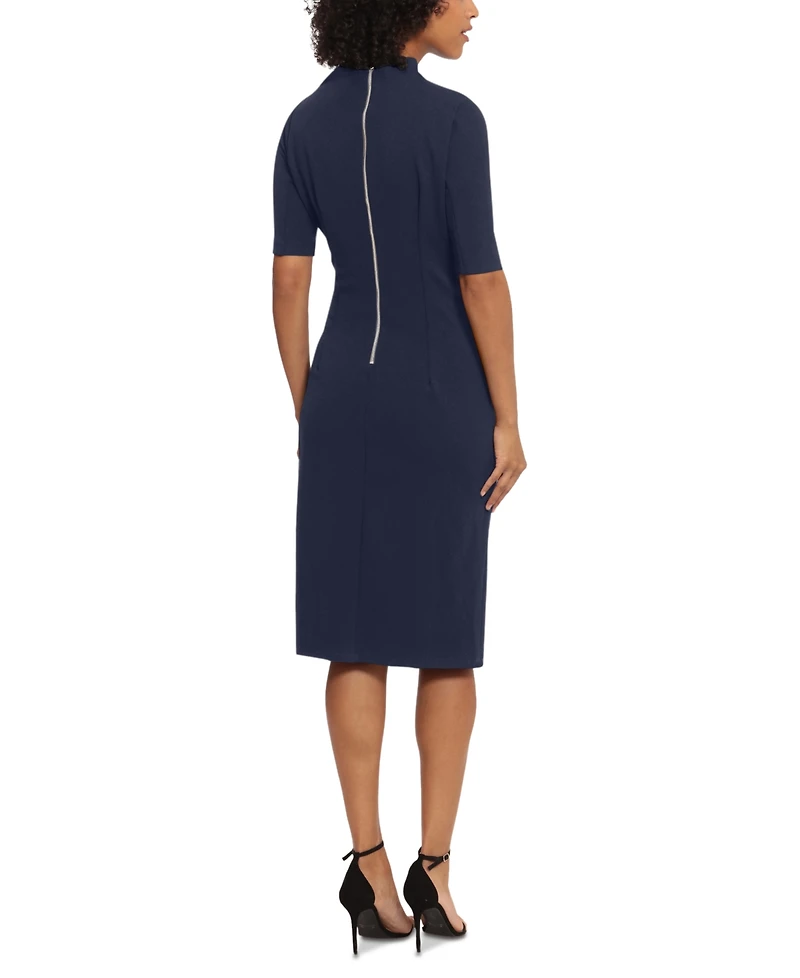 Maggy London Women's Ruched Sheath Dress