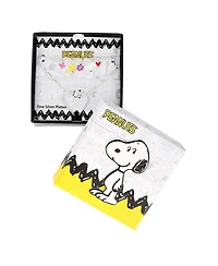 Peanuts Snoopy Enamel Charm Woodstock, Flowers, Heart Lariat Paper Clip Chain Bracelet