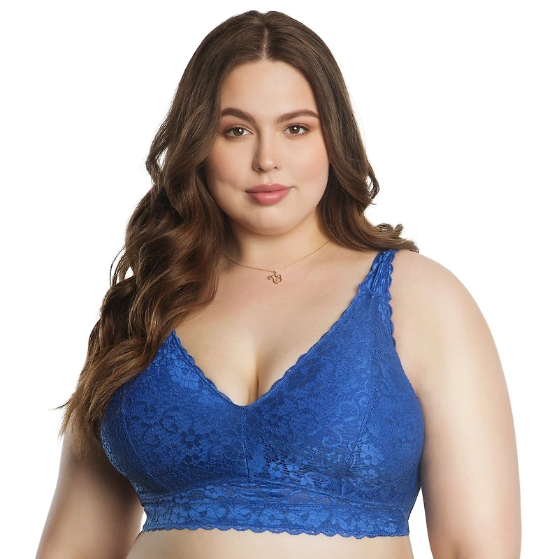Parfait Women's Adriana Wire-Free Lace Bralette, Bare, 30K