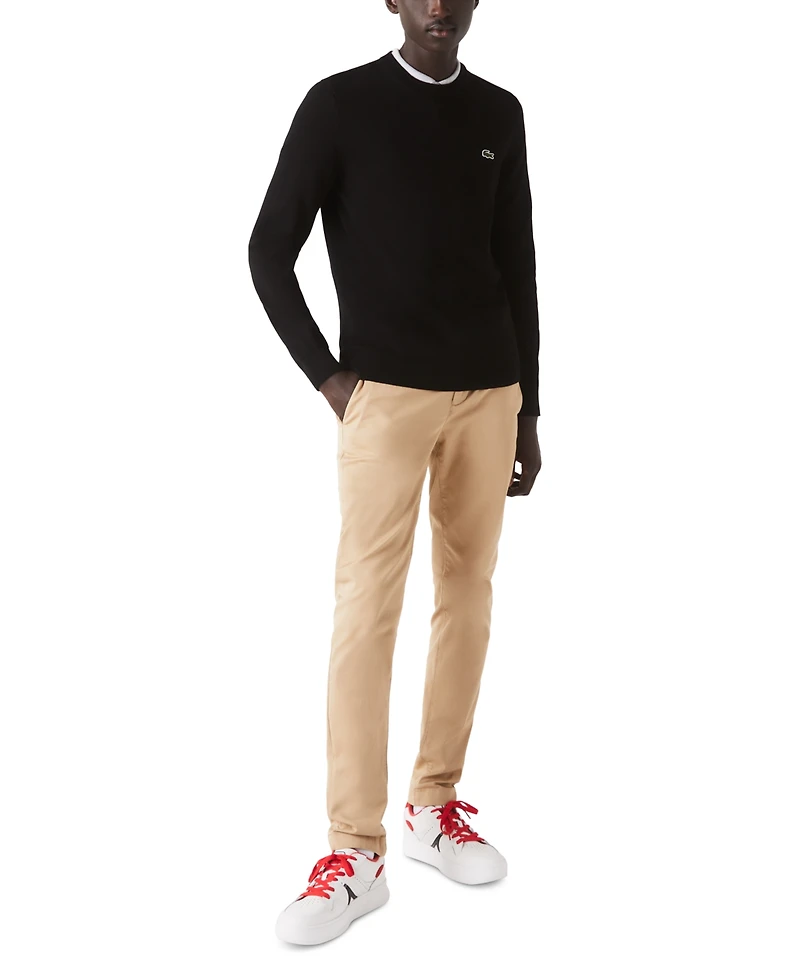 Lacoste Men's Solid Croc Sweater