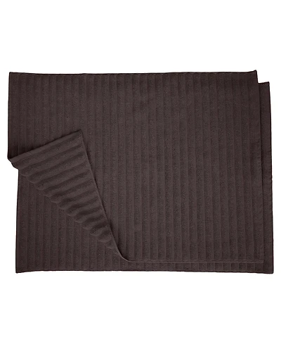 Superior Cotton Textured Stripes 2-Pc. Bath Rug Set