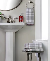 Skl Home Whistler Plaid Cotton 2 Piece Hand Towel Set