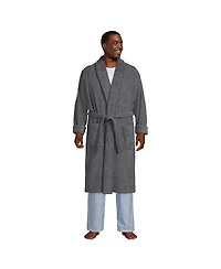 Lands' End Men's Big Calf Length Turkish Terry Robe