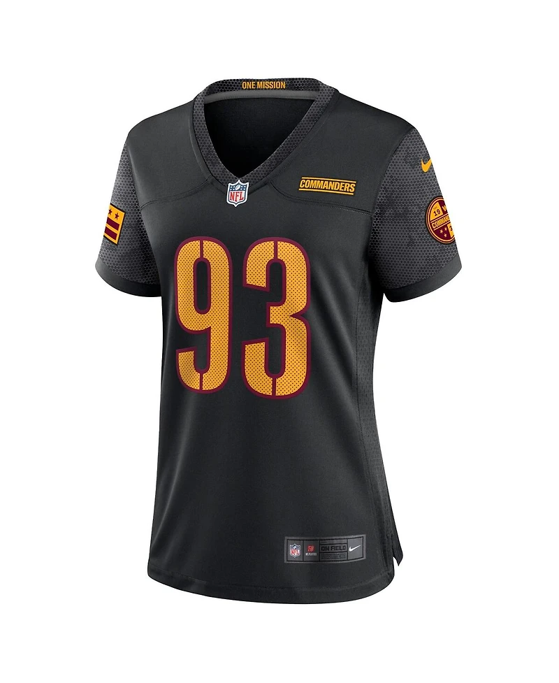 Women's Nike Jonathan Allen Black Washington Commanders Alternate Game Player Jersey