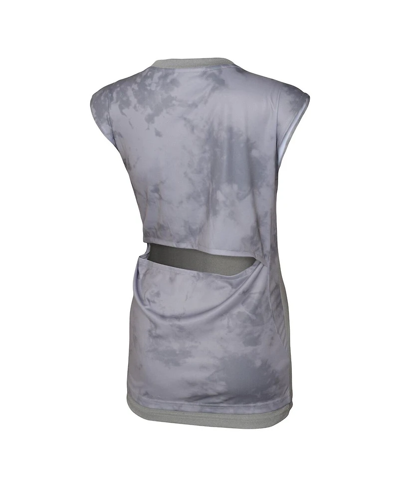 Women's Gray Miami Dolphins No Sweat Tank Top