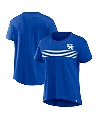 Women's Fanatics Royal Kentucky Wildcats Tie Breaker T-shirt