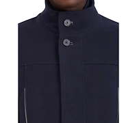 Cole Haan Men's Heavy Plush Car Coat